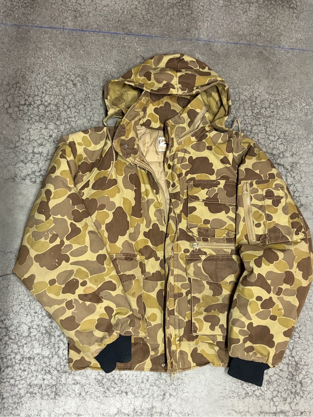 Vintage Gamehide Duck Camo Hunting Canvas Jacket Men’s M